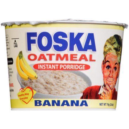 Photo 1 of * NON REFUNDABLE * 4.5 4.5 out of 5 stars (30)
Foska Oatmeal Instant Porridge, Banana, 2.6 oz (Pack of 12