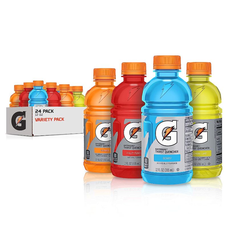Photo 1 of * NON REUNDABLE * Gatorade Classic Thirst Quencher, Variety Pack, 12 Fl Oz (Pack of 24)