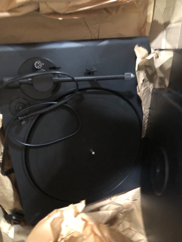 Photo 1 of ***(PARTS ONLY/ NO RETURNS OR REFUNDS) ***
Victrola Vintage 3-Speed Bluetooth Portable Suitcase Record Player with Built-in Speakers | Upgraded Turntable Audio Sound|Black, Model Number: VSC-550BT-BK
