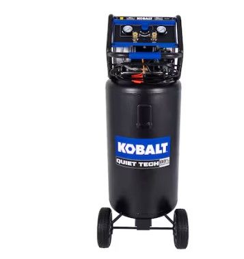 Photo 1 of (READ FULL POST) Kobalt QUIET TECH 26-Gallon Portable Electric 150 PSI Vertical Quiet Air Compressor
