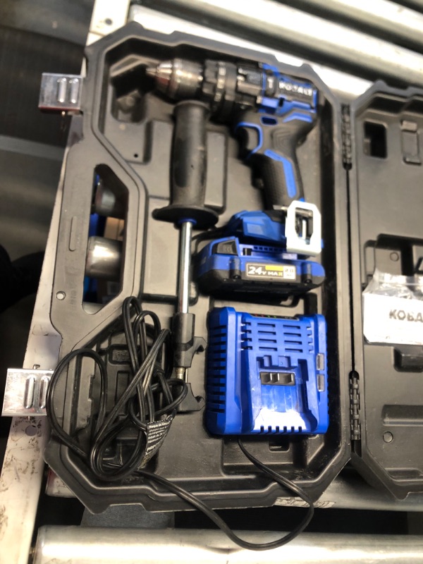 Photo 5 of ***PARTS ONLY******NON REFUNDABLE***
Kobalt XTR 24-volt 1/2-in Keyless Brushless Cordless Drill (1-Battery Included, Charger Included and Hard Case included)