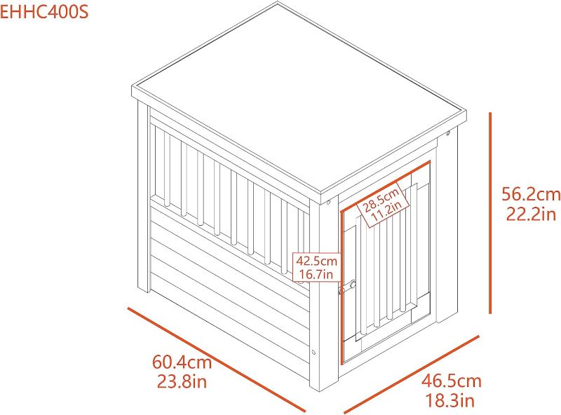 Photo 7 of (READ FULL POST) New Age Pet ecoFLEX Pet Crate/End Table, Small, Grey
