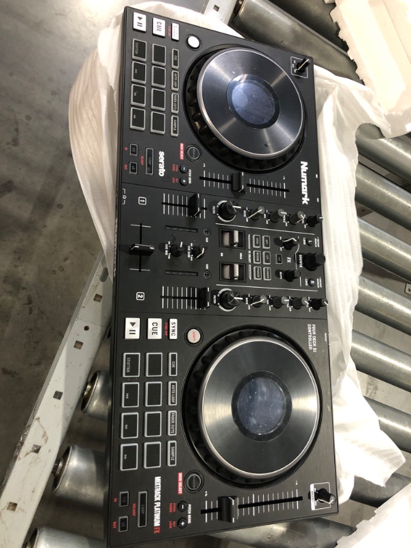 Photo 4 of (MINOR DAMAGE/ SEE NOTES) 
Numark Mixtrack Platinum FX DJ Controller