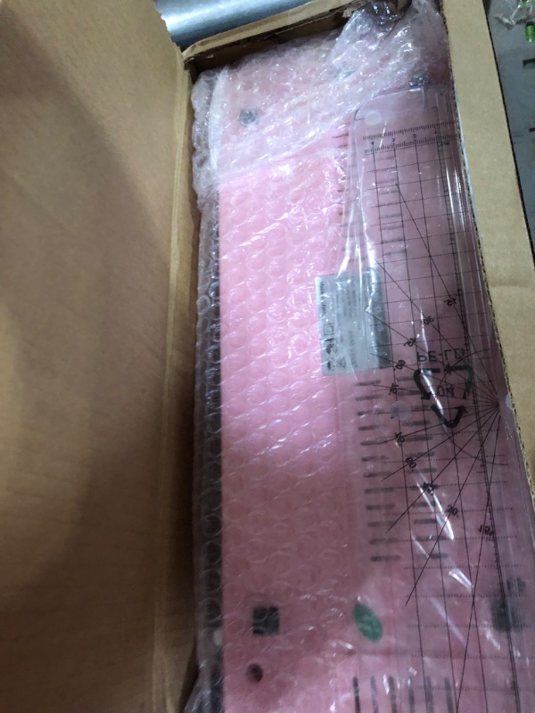 Photo 3 of ****Parts Only***Excellent Quality Laminator Machine, 9 inches Wide, with Paper Trimmer, Laminating Pouches?A6?20pcs?and Corner Rounder, 2 Roller System, Pink
