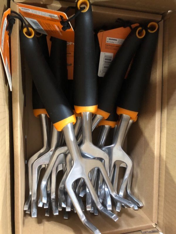 Photo 3 of *12 PACK*
Fiskars Ergo Cultivator for Digging, Aerating Soil, and Weeding, Heavy Duty Garden Tool with Hanging Hole
