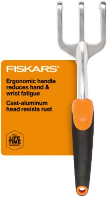 Photo 1 of *12 PACK*
Fiskars Ergo Cultivator for Digging, Aerating Soil, and Weeding, Heavy Duty Garden Tool with Hanging Hole
