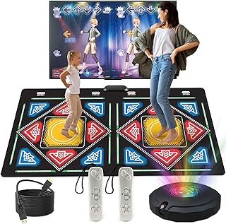 Photo 1 of ***PARTS ONLY******NON REFUNDABLE***
Dance Mat, Electronic Dance Mat for TV with HD Camera, Wireless Double User Dance Mat with Game Controller, Non-Slip Dance Pad for Kids Adults, Christmas Birthday Gifts for Girls Boys  **MISSING BASE**

