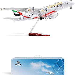 Photo 1 of (READ FULL POST) 1/160 Airbus A380 UAE/Emirates 18 inchs Large Model Diecast Airplane Model Kits with Stand Sky Jumbo Airliner Model Plane Display Collectible Model Kit for Aviation Enthusiast Gift
