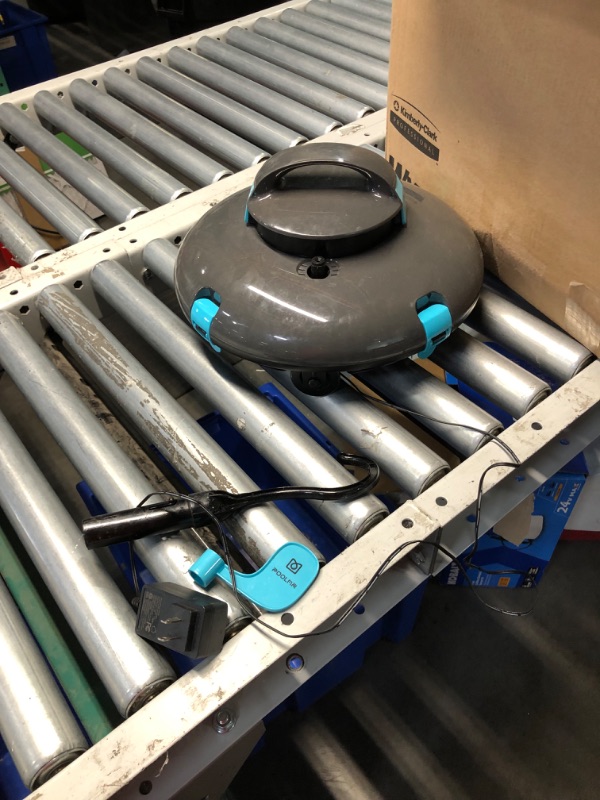 Photo 1 of ***HEAVILY USED AND DIRTY - DOESN'T POWER ON OR CHARGE - UNABLE TO TROUBLESHOOT***
Cordless Robotic Pool Cleaner - Above Ground Pool Vacuum - 140 Mins Lasting, 52 Ft/Min Speed, Dual-Motor, IPX8 Waterproof, Self-Parking, Pool Vacuum Cleaner for Flat Swimmi