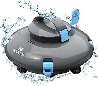 Photo 1 of ***HEAVILY USED AND DIRTY - DOESN'T POWER ON OR CHARGE - UNABLE TO TROUBLESHOOT***
Cordless Robotic Pool Cleaner - Above Ground Pool Vacuum - 140 Mins Lasting, 52 Ft/Min Speed, Dual-Motor, IPX8 Waterproof, Self-Parking, Pool Vacuum Cleaner for Flat Swimmi