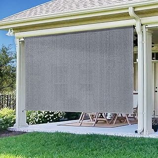 Photo 1 of (READ FULL POST) Grey outdoor pull down shade 63.5IN 