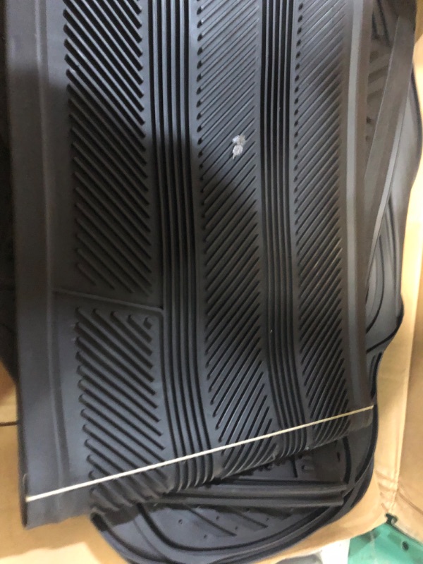 Photo 3 of Motor Trend 3 Row Odorless Rubber Floor Mats & Liners for Car SUV Van, Durable Heavy  