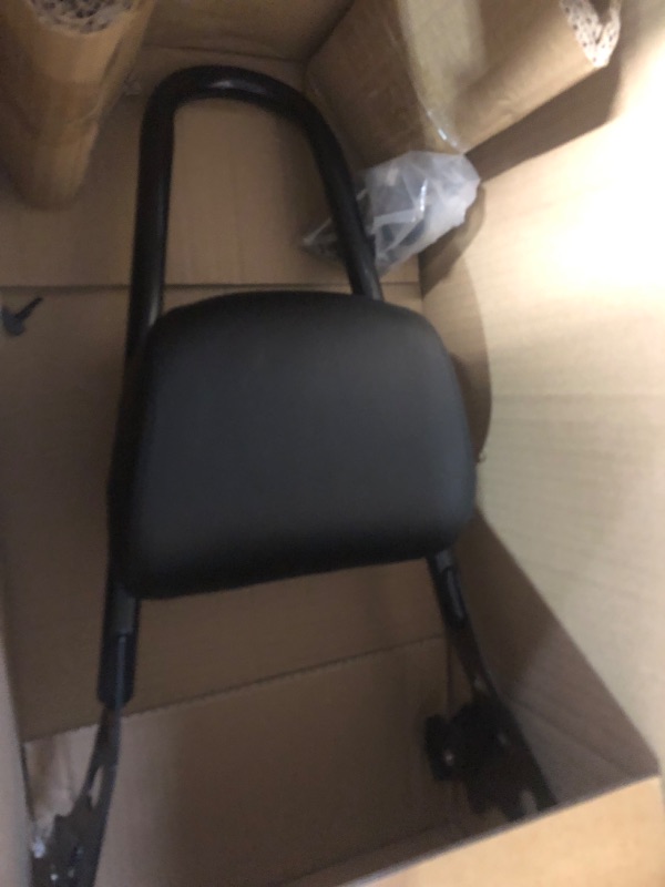 Photo 2 of 7BLACKSMITHS Passenger Backrest Pad Sissy Bar Cushion Fit for 2004&up  