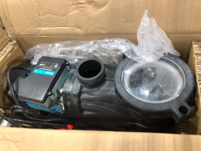 Photo 4 of *** for parts only *** BOMGIE 2HP Pool Pump Inground, 7860 GPH Above Ground Swimming Pool Pump 