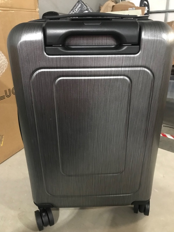 Photo 8 of LUGGEX Carry On Luggage with Front Pocket, Polycarbonate Hard Suitcases with Wheels, 