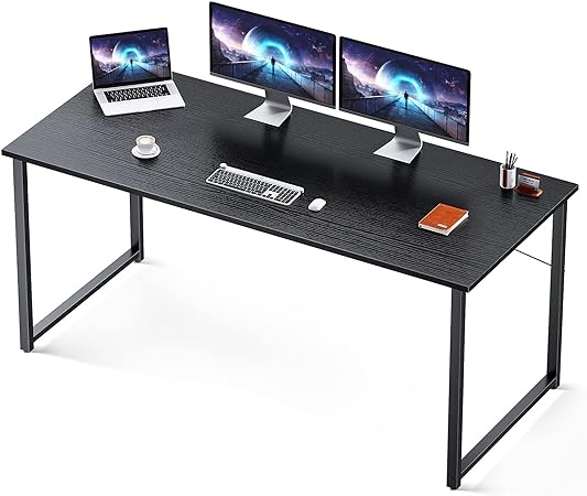 Photo 1 of Modern Simple High-Level Color Matching Computer Desk,55 Inch Home Office Desk