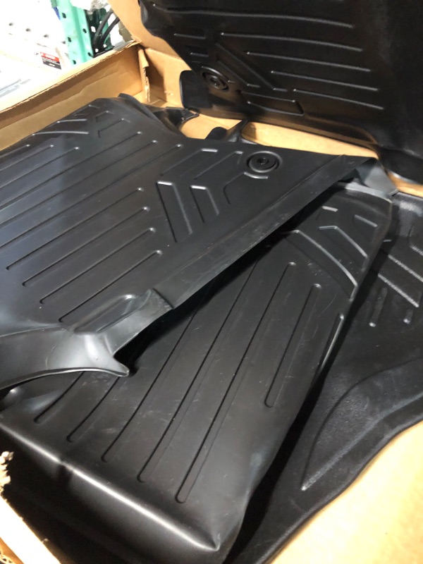 Photo 2 of SMARTLINER Custom Floor Mats 2 Row Liner Set Black Compatible with 2019-2022 Ram 2500/3500 Crew Cab 