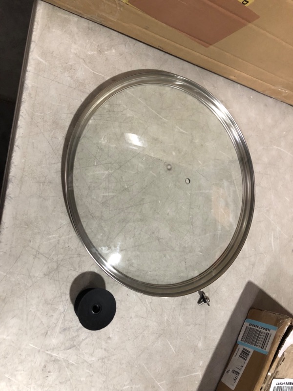 Photo 1 of ***USED - DIRTY***
Lodge Manufacturing Company GL15 Tempered Glass Lid, 15", Clear