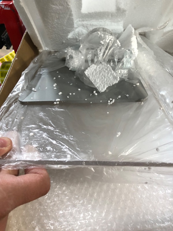 View 4 of Ultra Clear Acrylic Pulpit Podium Stand | Modern Portable Pulpits for Churches Pastors Modern School Classroom Lecterns | Music Wedding Event Reception (Classic-18'X14')