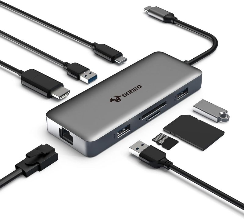 Photo 1 of *READ NOTES* 5 in 1 USB C Hub Multiport Adapter,USB C