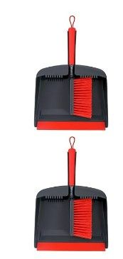 Photo 1 of (READ FULL POST) DUSTPAN & BRSUH Black and Red