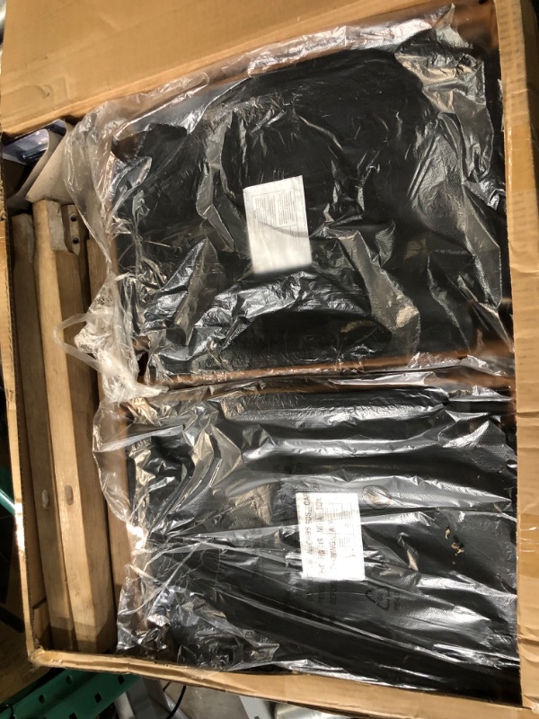 Photo 1 of Bar Stools Set of 2,24 Inch Counter Height Barstools for Kitchen Island,Vintage Nailhead Trim Saddle Backless Bar Stools(Leather Brown) Brown Leg/Leather Brown Cushion