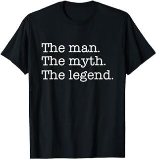 Photo 1 of **STOCK PHOTO FOR REFERENCE** The Man The Myth The Legend T-Shirt XXL
