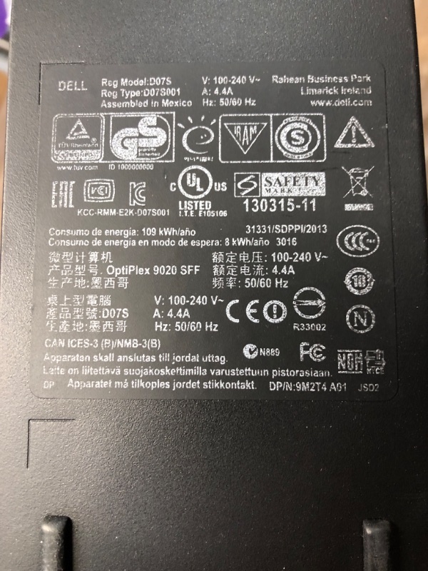 Photo 5 of ***MINOR DAMAGE*SCUFFS ON OUTSIDE*USED***
Dell OptiPlex 9020-SFF, Intel Core i5-4570 3.2GHZ, 16GB RAM, 512GB SSD Solid State, DVDRW, Windows 10 Pro 64bit (Renewed)