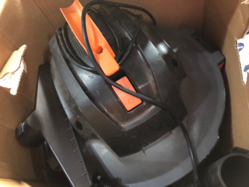 Photo 2 of ** Non Functional - Parts Only **
**Not Returnable**
RIDGID 12 Gal. 5.0-Peak HP NXT Wet/Dry Shop Vacuum with Filter, Hose and Accessories