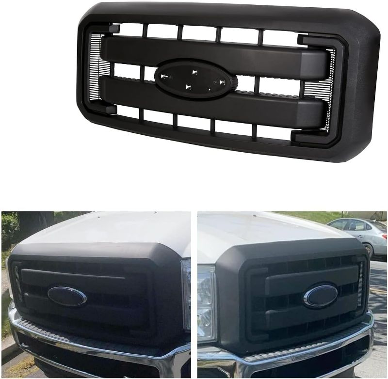 Photo 1 of 
KUAFU Front Radiator Grill Hood Grille Compatible with 2011-2016 Ford F250 F350 F450 F550 Super Duty Black