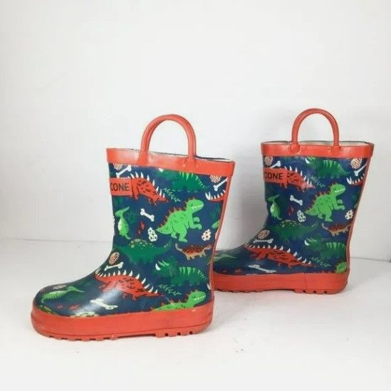 Photo 1 of (READ FULL POST) Lone Cone Elementary Collection - Premium Natural Rubber Rain Boots Kids Girls Size 4