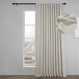 Photo 1 of (see all images) Half Price Drapes Faux Linen Room Darkening Curtains - 84 Inches Long Extra Wide Luxury 