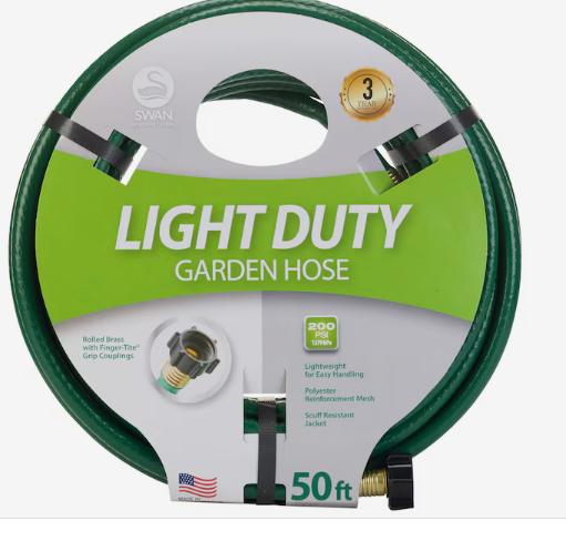 Photo 1 of  Light Duty 1/2-in x 50-ft Light-Duty Vinyl Green Hose
