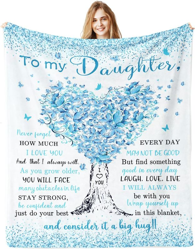 Photo 1 of (READ FULL POST) Daughter Gift from Mom Dad,Daughter Gifts, Daughter Birthday Gift, Birthday Gifts for Daughter Blanket,Gifts for Daughter Graduation Wedding Christmas Birthday,to My Daughter Blanket 60”x50” Daughter 50"x60"