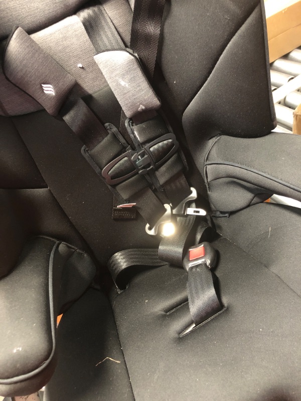 Photo 3 of Chicco MyFit ClearTex Harness + Booster Car Seat - Shadow | Black Shadow MyFit with ClearTex No Chemicals Harness&Booster Car Seat