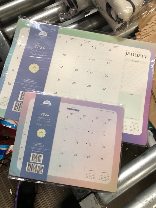 Photo 2 of **NONREFUNDABLE** 2024 Monthly Planner Bundle 1 Big 1 Small Jul 23 - Dec 24