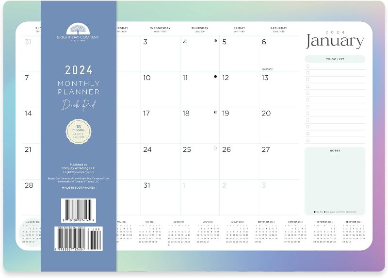 Photo 1 of **NONREFUNDABLE** 2024 Monthly Planner Bundle 1 Big 1 Small Jul 23 - Dec 24