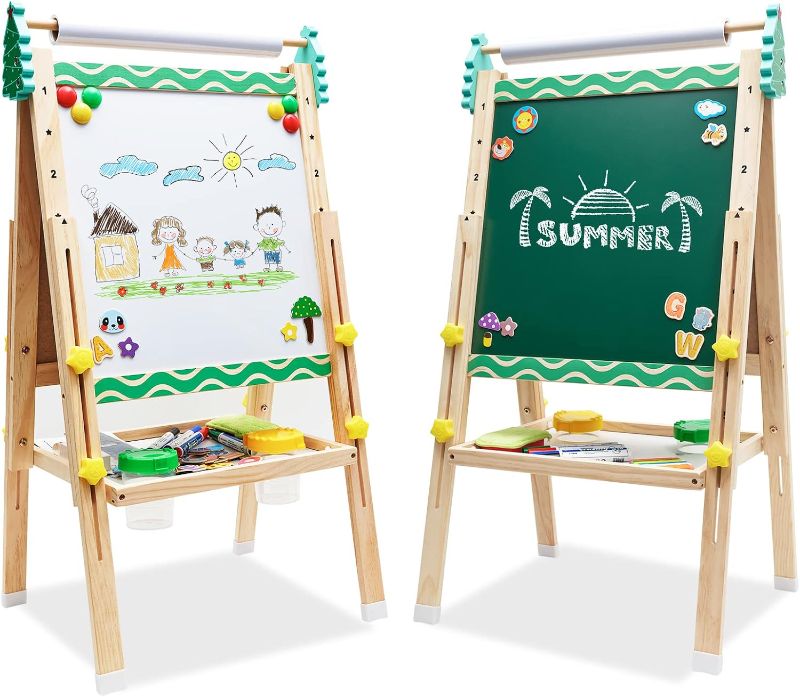 Photo 1 of Arkmiido Wooden Kids Easel