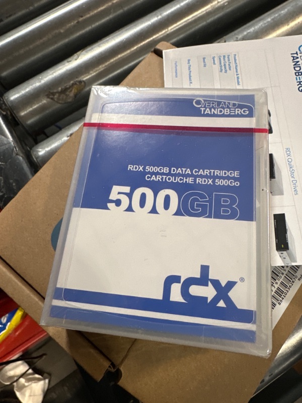 Photo 4 of New and Factory Sealed Rdx Quikstor 500GB Removable Disk Cartridge 500 GB