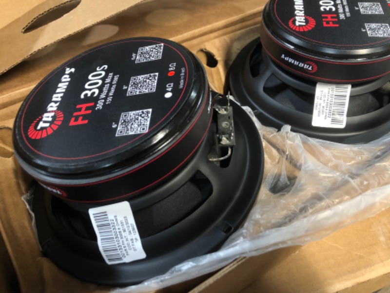 Photo 3 of Taramp's FH 300s Loudspeaker - 6.5 Inch 8 Ohms 150 Watts RMS 300W MAX Power Door Speakers Mid bass to High -Kapton Voice Coil Car Audio Speakers (Pair)