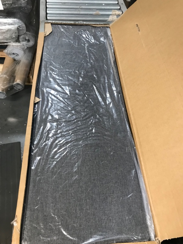 Photo 1 of Storage Ottoman Bench 43 Inches in Large Capacity Hidden Chest Organizer Box for Living Room,Comfortable Fabric Entryway Foot Rest Stool for Bedroom, Grey