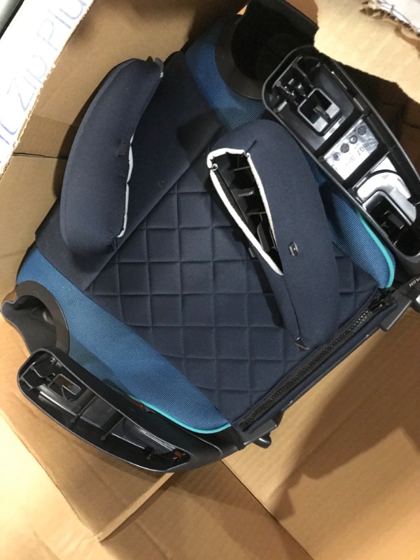 Photo 5 of Chicco KidFit Zip Plus 2-in-1 Belt-Positioning Booster Car Seat, Backless and High Back Booster Seat, For children aged 4 years and up and 40-100 lbs. | Seascape/Blue KidFit Zip Plus Seascape/Blue