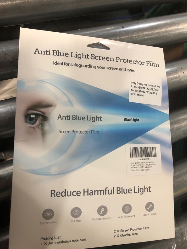 Photo 2 of [2 Pack] Anti Blue Light Screen Protector for iPad Pro 11 (2021/2020/2018)