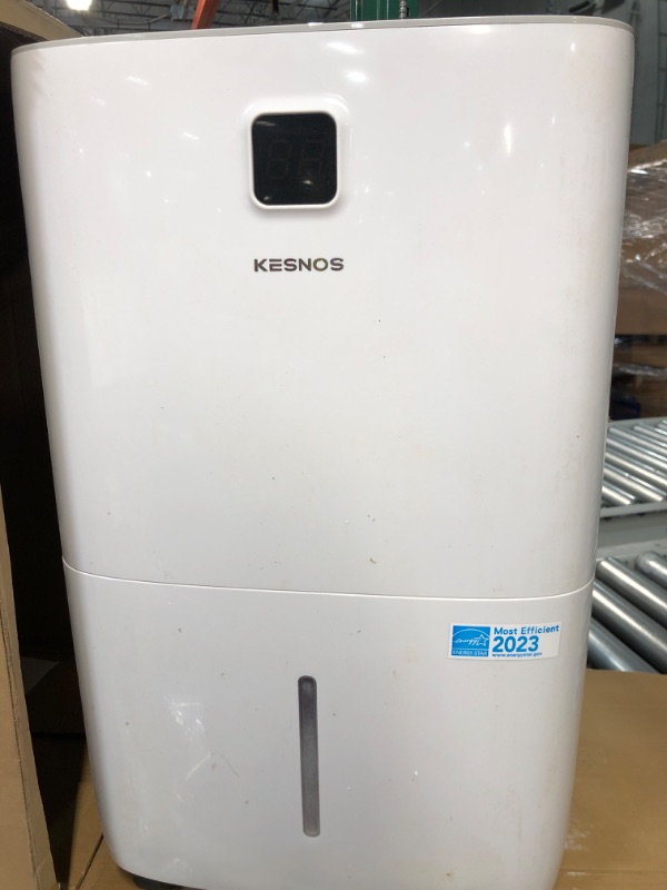 Photo 2 of Kesnos 150 Pints Most Efficient Energy Star Dehumidifier with Front LCD Display for Home, Large Room - 7,500 Sq. Ft. Dehumidifier for Basement with Drain Hose and 2.12 Gal Water Tank(JD026N-150) 7500 Sq. Ft