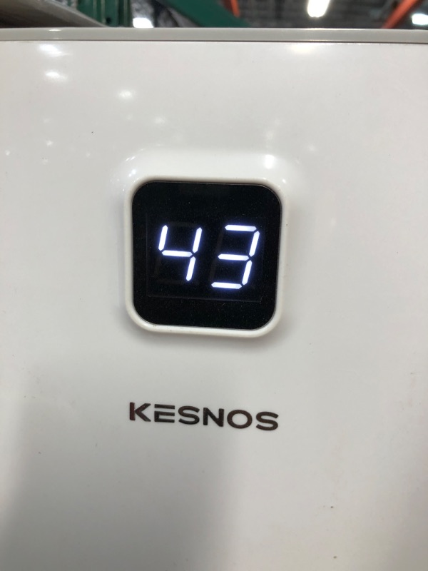 Photo 3 of Kesnos 150 Pints Most Efficient Energy Star Dehumidifier with Front LCD Display for Home, Large Room - 7,500 Sq. Ft. Dehumidifier for Basement with Drain Hose and 2.12 Gal Water Tank(JD026N-150) 7500 Sq. Ft