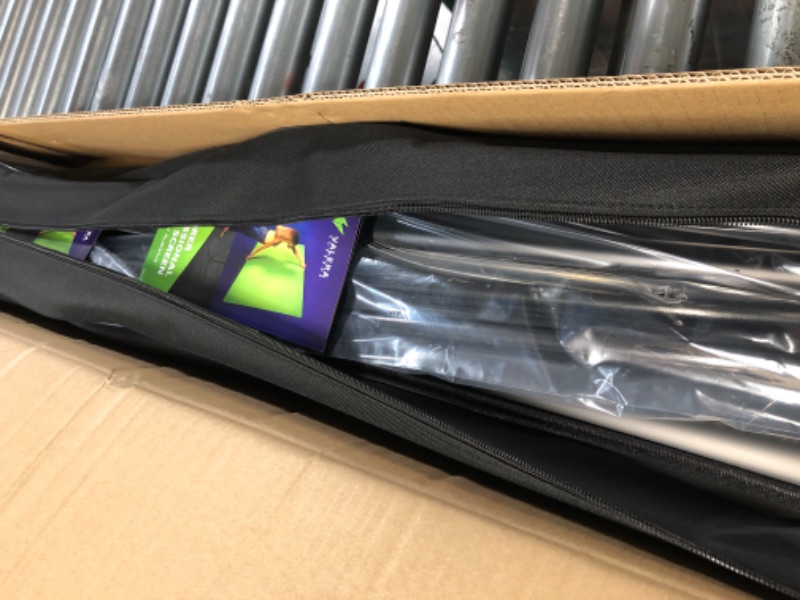 Photo 1 of Valera Explorer Green Screen with Stand - Portable Chroma Key Panel, 1000 Free Backgrounds Included, Wrinkle Resistant Green Fabric Backdrop, Tripod & Wall Mount, Carrying Case, Portrait & Landscape 70 Inch