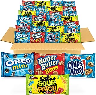 Photo 1 of **BEST BY MAR 28 2024***OREO Mini Cookies, CHIPS AHOY! Mini Cookies, SOUR PATCH KIDS Candy & Nutter Butter Bites Cookies & Candy Variety Pack, 32 Snack Packs