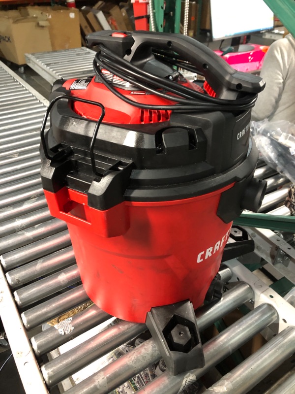 Photo 3 of ***NONREFUNDABLE - NOT FUNCTIONAL - FOR PARTS ONLY - SEE COMMENTS***
CRAFTSMAN Detachable Blower 12-Gallons 6-HP Corded Wet/Dry Shop Vacuum with Accessories Included