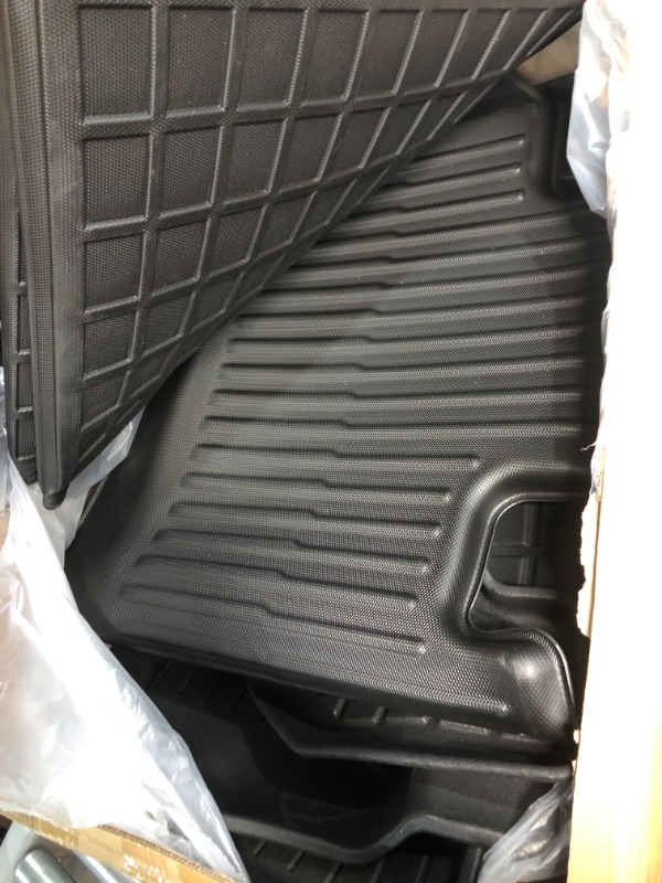 Photo 3 of Cirtek Floor Mats for Tesla Model Y, (6-Piece Set Liners) 