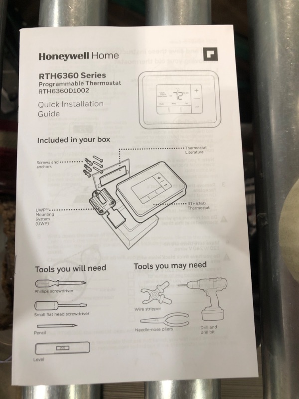 Photo 2 of Honeywell Home 5-2 Day Programmable Thermostat